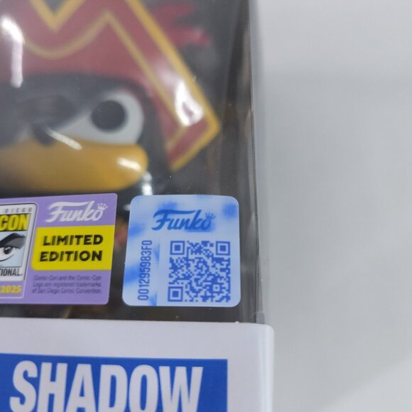 SDCC 2025 Funko Pop Buccaneer Shadow 1079 Exclusive Official Sticker Sonic - Picture 8 of 8